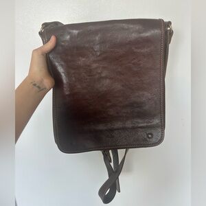 Brown Leather Men's Bag